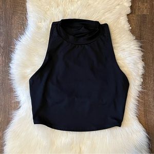 All In Motion Cropped High Neck Tank